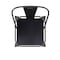 Flash Furniture 24" Black Metal Counter Stool-Black Poly Seat CH-31320-24GB-BK-PL2B-GG - alternate 8